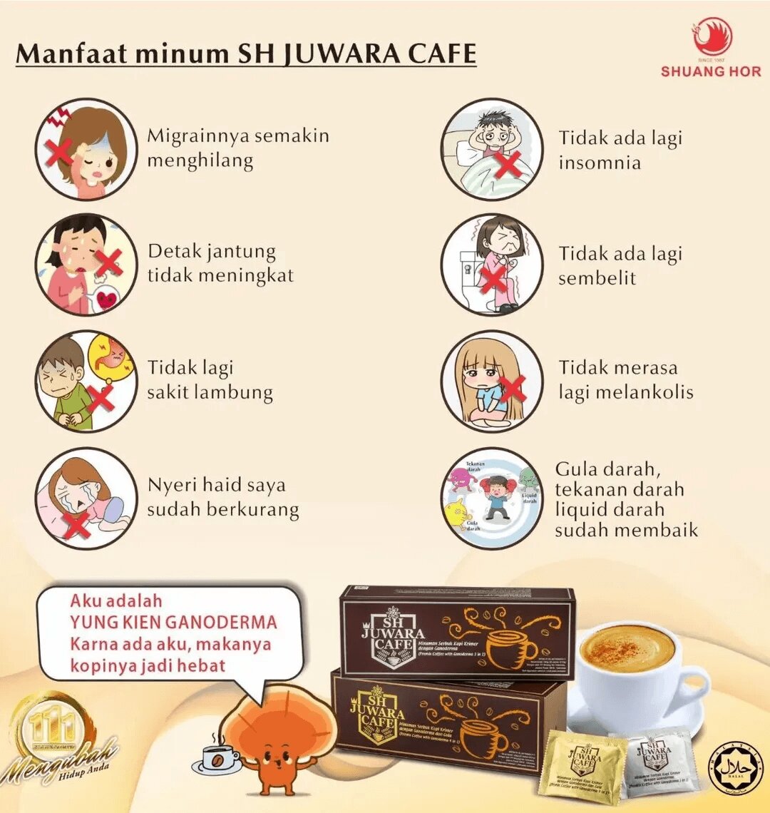 Manfaat minum SH Juwara Cafe Yogyakarta