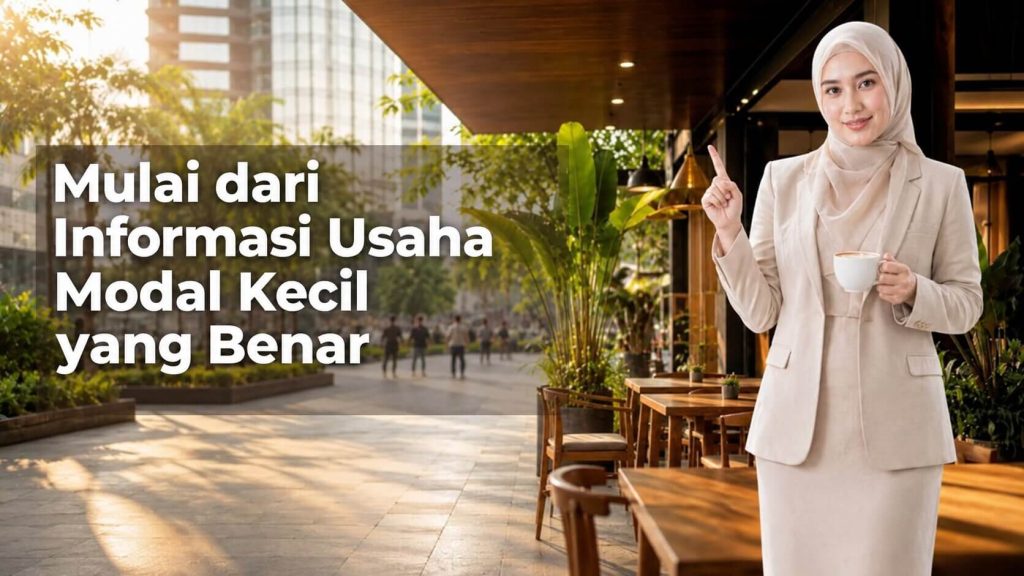 Mulai dari informasi usaha modal kecil yang benar di Indonesia